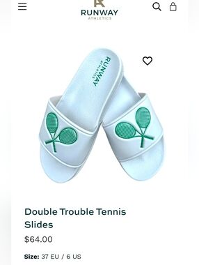 Runway AthleticsTennis Slides–Comfort and Style for Post-Match Relaxation EU 37